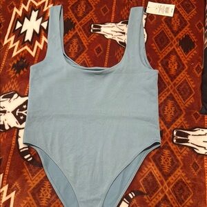 A New Day Sky Blue Bodysuit